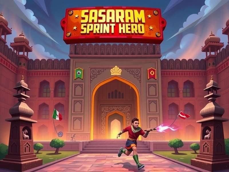 Sasaram Sprint Hero Gameplay - Dodging Obstacles and Collecting Rewards