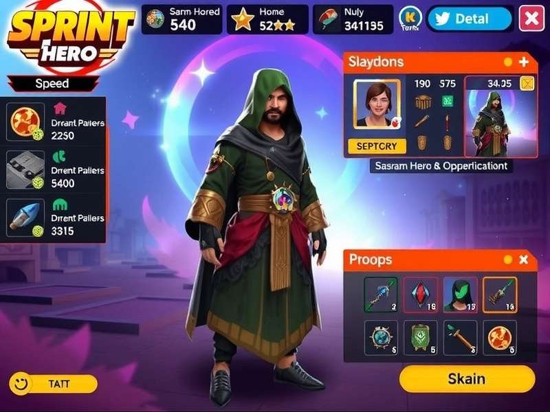 Sasaram Sprint Hero Character Customization - Desi Outfits and Accessories